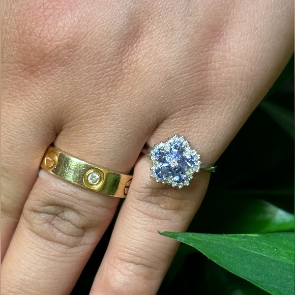 14KT diamond/tanzanite ring 💍 - Picture 17 of 17